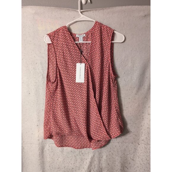 Carolina Belle Montreal Multicolor Sleeveless Blouse Size L NWT - Picture 1 of 6